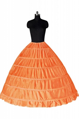 Robe de bal coloré taffetas fête petticoats_4