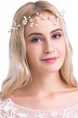 Cute Alloy ＆Imitation Pearls Special Occasion＆Party Hairpins Headpiece with Rhinestone_2