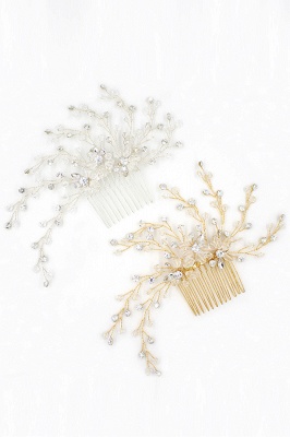 glamourous Alloy＆Rhinestone Daily Wear Combs-Barrettes Headpiece with Crystal_9