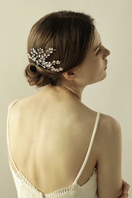 glamourous Alloy Party Combs-Barrettes Headpiece with Crystal_3
