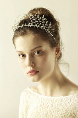 glamourous Alloy＆Rhinestone Special Occasion ＆Wedding Hairpins Headpiece with Crystal_10