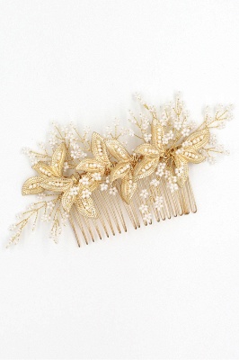 Beautiful Alloy Daily Wear Combs-Barrettes Headpiece with Imitation Pearls_10