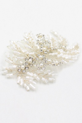 glamourous Alloy Imitation Pearls Special Occasion Combs-Barrettes Headpiece with Rhinestone_9