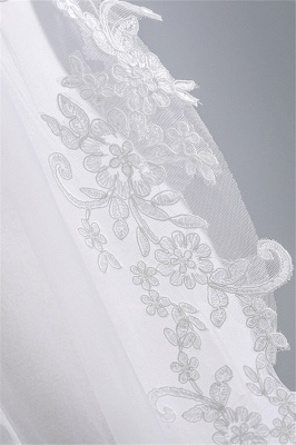 Fashion Tulle Lace Lace Applique Edge 1.7*1.5M Wedding Gloves_5
