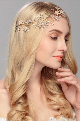 Stunning Alloy ＆Imitation Pearls Headbands Rhinestone Headpiece_2