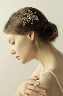 Elegant Alloy＆Rhinestone Daily Wear Combs-Barrettes Headpiece with Crystal_7