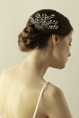 glamourous Alloy Party Combs-Barrettes Headpiece with Crystal_4
