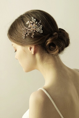 Elegant Alloy＆Rhinestone Daily Wear Combs-Barrettes Headpiece with Crystal_4