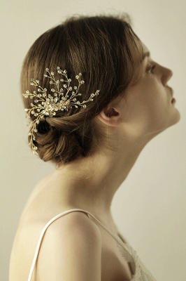 glamourous Alloy＆Rhinestone Daily Wear Combs-Barrettes Headpiece with Crystal_2