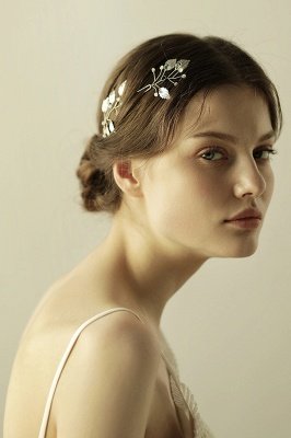 Beautiful Alloy Daily Wear Hairpins Headpiece with Imitation Pearls_3