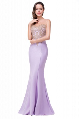 Mermaid Floor-Length Sheer Prom Dresses with Rhinestone Appliques_10