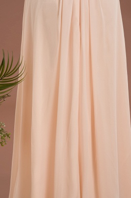 Elegant V-Neck Ruffles Simple Formal Dresses | A-Line Sleeveless Chiffon Evening Dresses_6