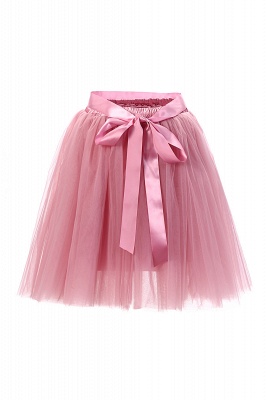 7 Layers Midi Tulle Ball Gown Party Petticoat_2