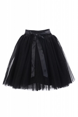 7 Layers Midi Tulle Ball Gown Party Petticoat_13