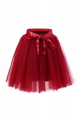 7 Layers Midi Tulle Ball Gown Party Petticoat_6