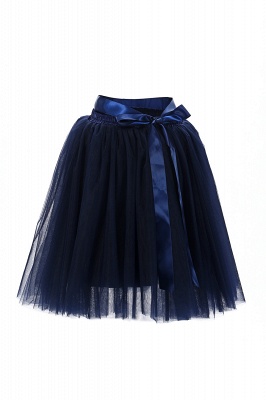 7 Layers Midi Tulle Ball Gown Party Petticoat_12