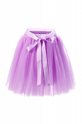 7 Layers Midi Tulle Ball Gown Party Petticoat_9