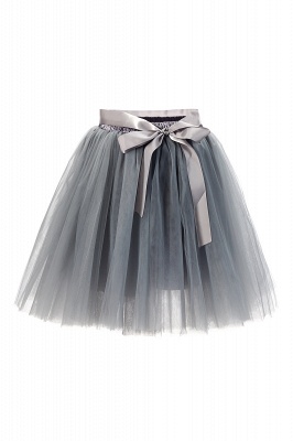 7 Layers Midi Tulle Ball Gown Party Petticoat_14