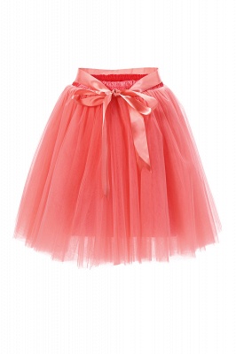 7 Layers Midi Tulle Ball Gown Party Petticoat_3
