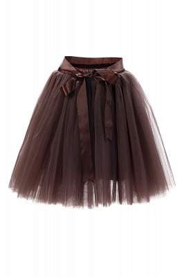 7 Layers Midi Tulle Ball Gown Party Petticoat_7