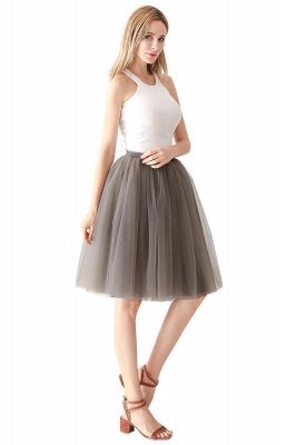 Elastic Stretchy 6 Layers Tulle Short Petticoat_87