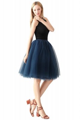 Elastic Stretchy 6 Layers Tulle Short Petticoat_40
