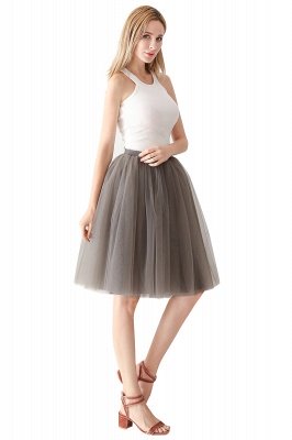 Elastic Stretchy 6 Layers Tulle Short Petticoat_12