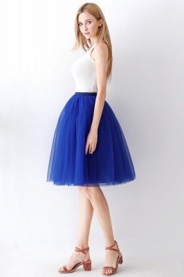 Elastic Stretchy 6 Layers Tulle Short Petticoat_38