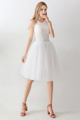 Elastic Stretchy 6 Layers Tulle Short Petticoat_23