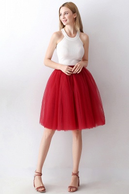 Elastic Stretchy 6 Layers Tulle Short Petticoat_74