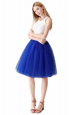 Elastic Stretchy 6 Layers Tulle Short Petticoat_6