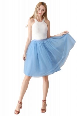 Elastic Stretchy 6 Layers Tulle Short Petticoat_13