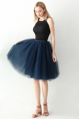 Elastic Stretchy 6 Layers Tulle Short Petticoat_39