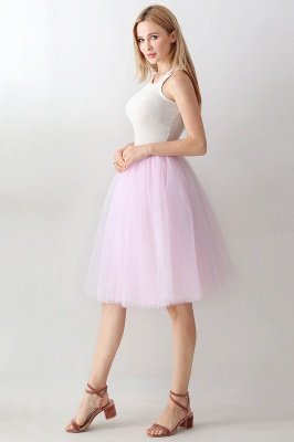 Elastic Stretchy 6 Layers Tulle Short Petticoat_61