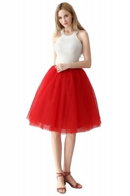 Elastic Stretchy 6 Layers Tulle Short Petticoat_3