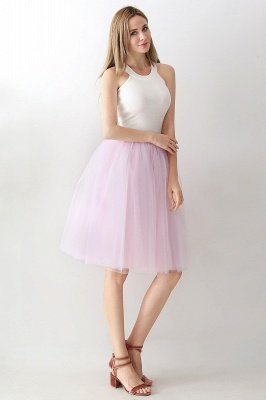 Elastic Stretchy 6 Layers Tulle Short Petticoat_58
