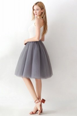 Elastic Stretchy 6 Layers Tulle Short Petticoat_119