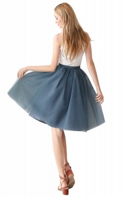 Elastic Stretchy 6 Layers Tulle Short Petticoat_82