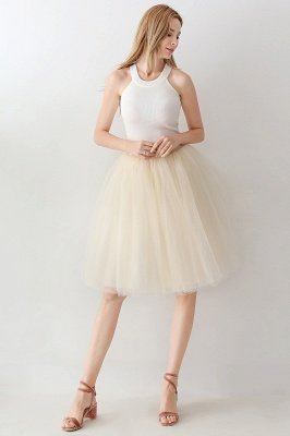 Elastic Stretchy 6 Layers Tulle Short Petticoat_110