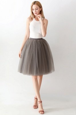 Elastic Stretchy 6 Layers Tulle Short Petticoat_90