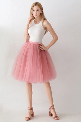 Elastic Stretchy 6 Layers Tulle Short Petticoat_47