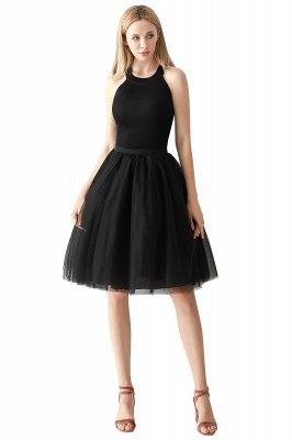 Elastic Stretchy 6 Layers Tulle Short Petticoat_8