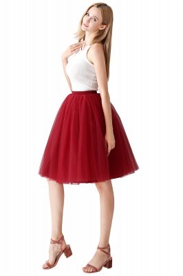 Elastic Stretchy 6 Layers Tulle Short Petticoat_4