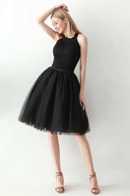 Elastic Stretchy 6 Layers Tulle Short Petticoat_64