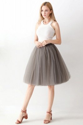Elastic Stretchy 6 Layers Tulle Short Petticoat_88
