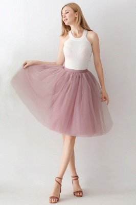 Elastic Stretchy 6 Layers Tulle Short Petticoat_54