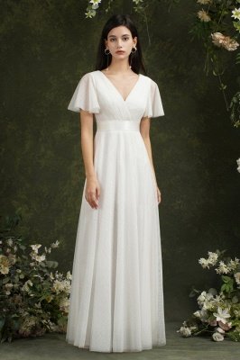 A Line Elegant Illusion Lace Formal Bridesmaid Dress_6