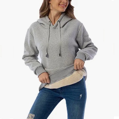 Casual Warm Streetwear Fleece Hooded Sweatshirt_19