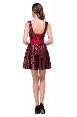 A-line Sweetheart sequins  Prom Dress_3