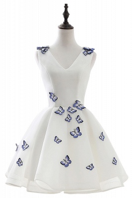 Cute A-line Butterfly Homecoming Dress_1